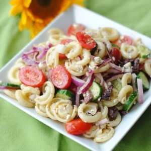 Greek pasta salad