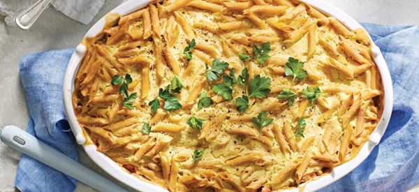 Greek pasta with lentils (Pastitsio)