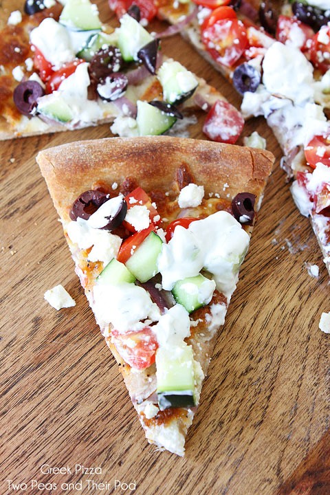 Greek pizza