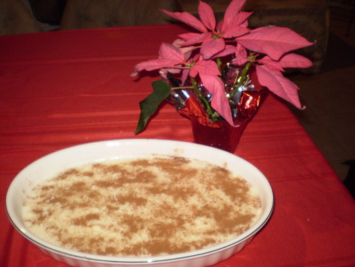 Greek rice pudding