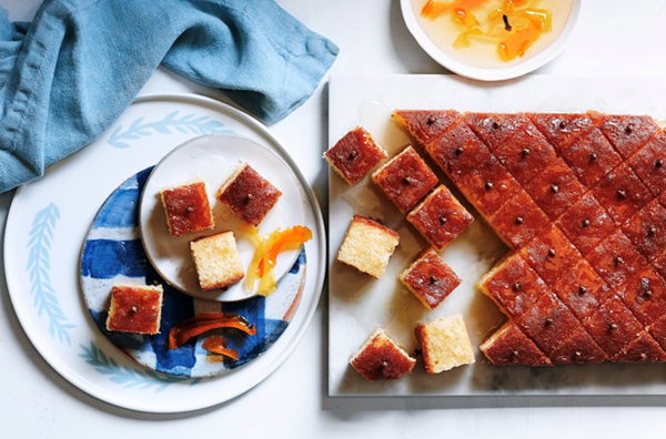 Greek semolina cake (Revani)