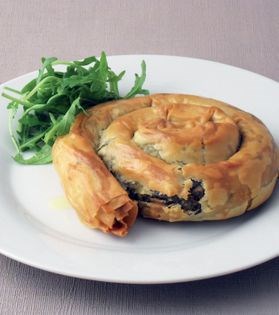 Greek spinach spiral
