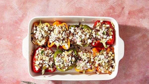 Greek stuffed peppers 