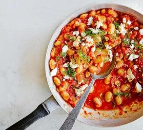 Greek-style beans