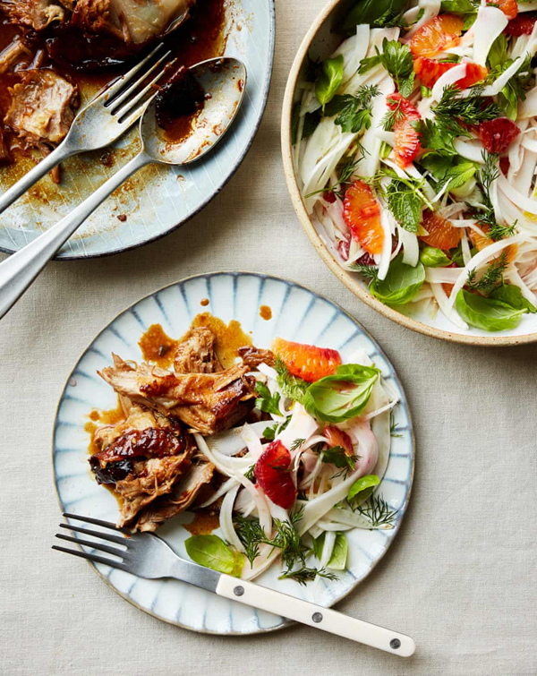 Greek-style braised lamb shoulder (Jorge Paredes)