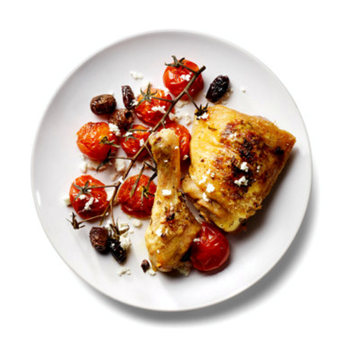 Greek style roasted chicken
