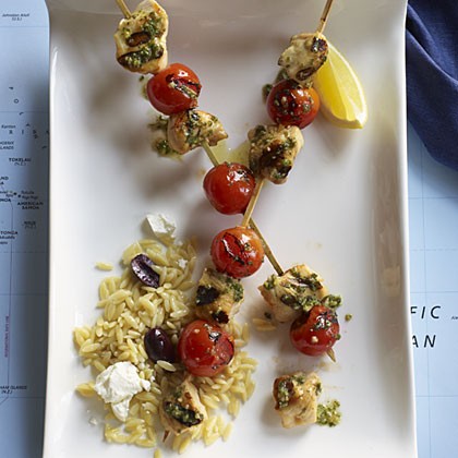 Greek-style skewers
