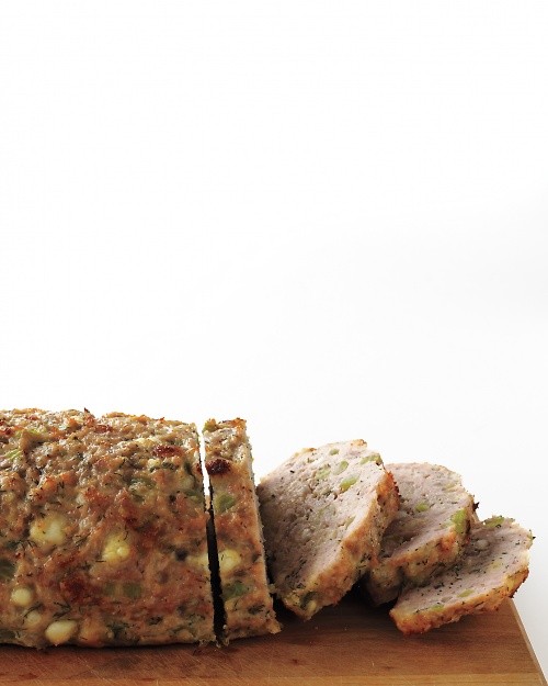 Greek-style turkey meatloaf