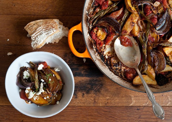 Greek-style vegetable casserole