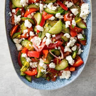 Greek tomato salad