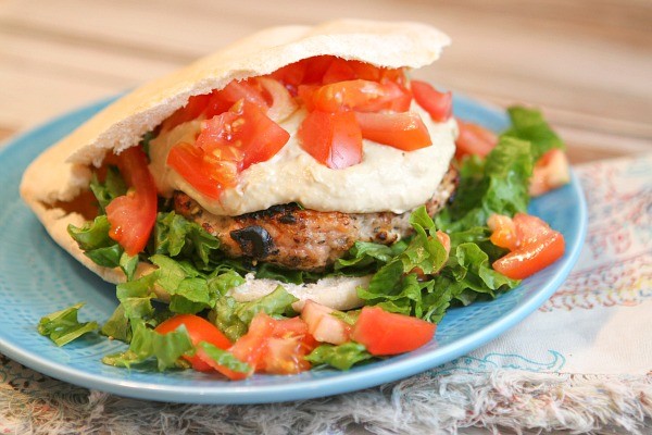Greek turkey burgers