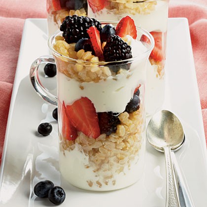 Greek yogurt parfaits