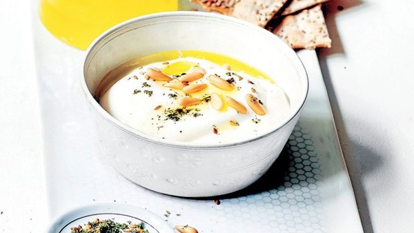 Greek yogurt with lemon vinaigrette
