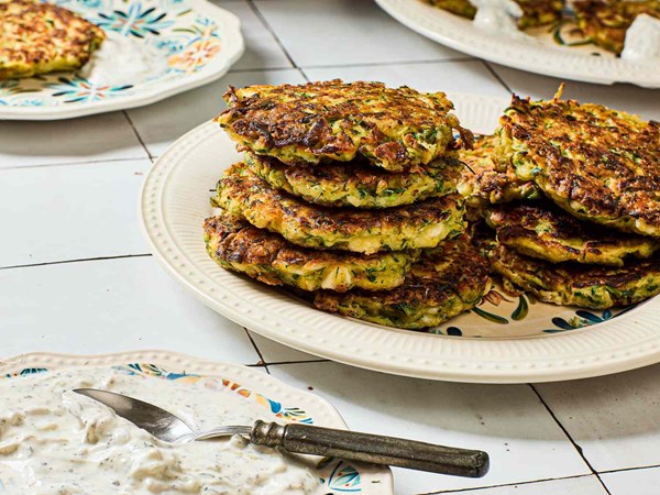 Greek zucchini fritters
