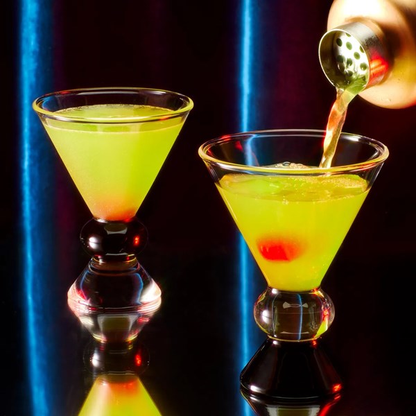 Green apple martini [Carlos Quinonez, Hungry Eyes]
