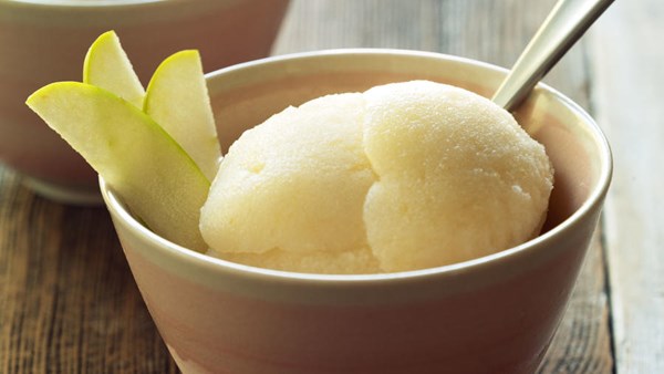 Green apple Sauvignon blanc sorbet