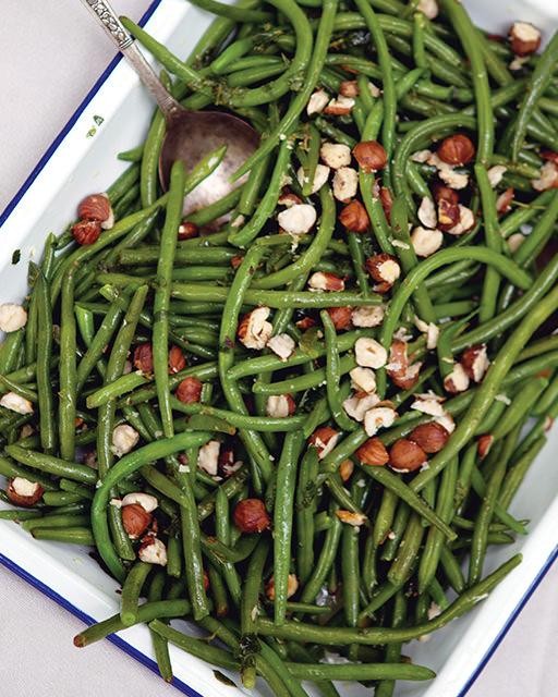Green bean & mint salad