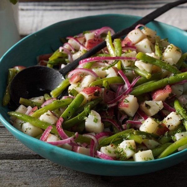 Green bean & potato salad