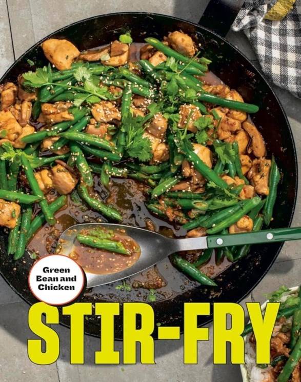 Green bean and chicken stir-fry