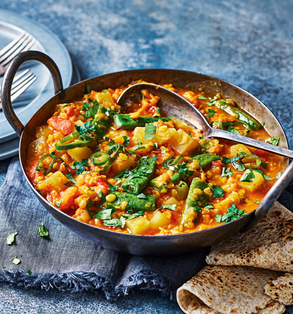 Green bean and mango dhal [Nisha Katona]