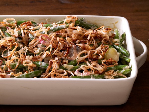 Green bean and pearl onion casserole