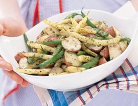 Green bean and red potato salad