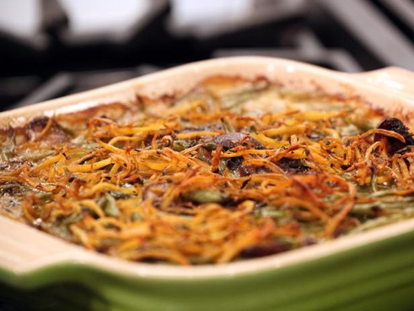 Green bean casserole mashup