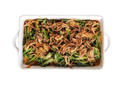 Green bean-mushroom casserole