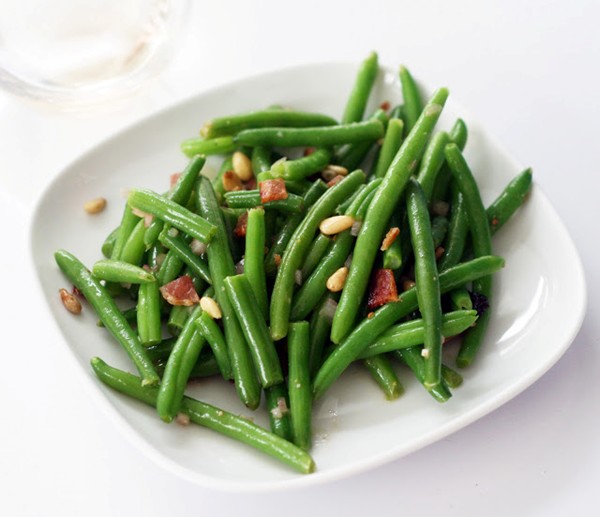 Green bean salad with tangerine vinaigrette