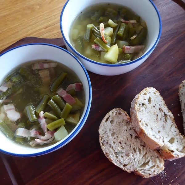 Green bean soup (La soupe aux haricots verts)