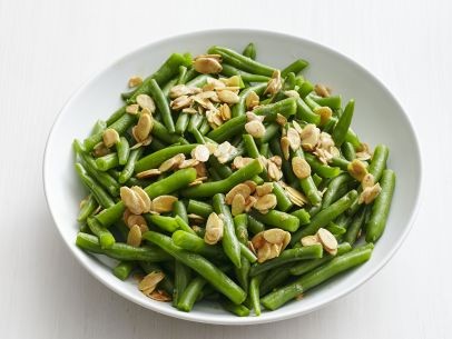 Green beans almondine