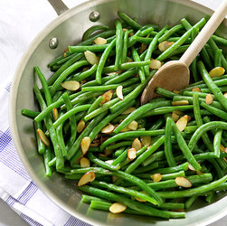 Green beans amandine