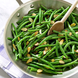 Green beans amandine