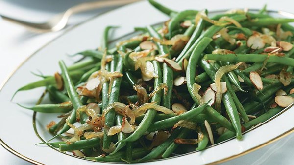 Green beans amandine