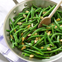 Green beans amandine