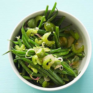 Green beans and olives