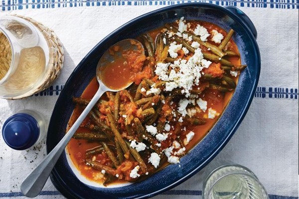 Green beans in tomato sauce