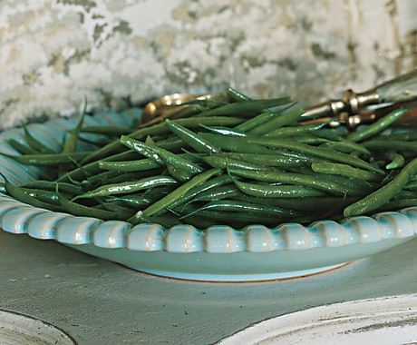 Green beans with celery-salt butter