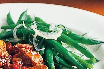 Green beans with dill