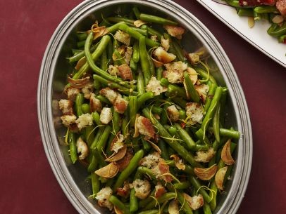 Green beans with garlic and rosemary