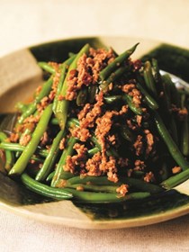 Green beans with minced pork