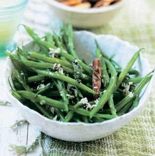 Green beans with mustard, curry leaf and coconut