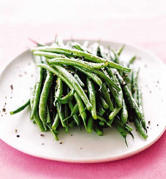 Green beans with sesame vinaigrette