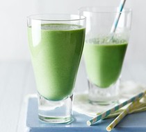Green breakfast smoothie
