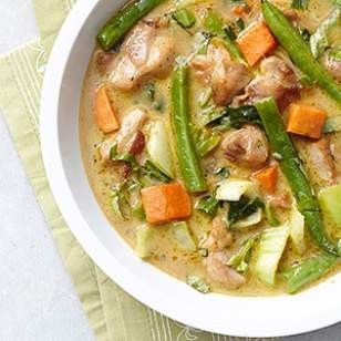 Green chicken curry