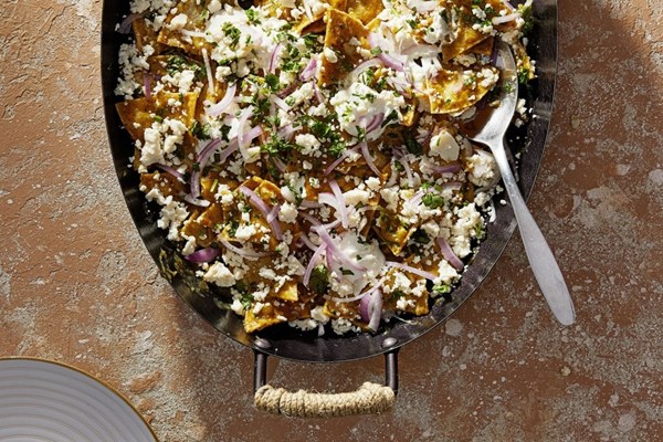 Green chilaquiles