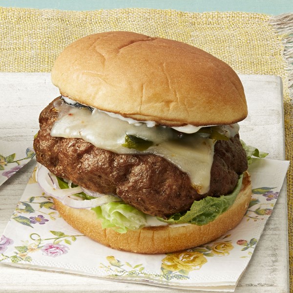 Green chile cheeseburgers