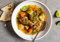Green chile chicken stew