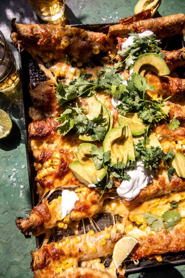 Green chile chicken taquitos