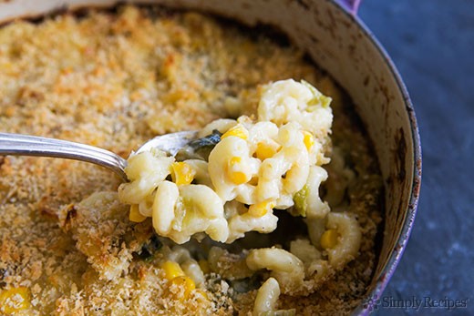 Green chile mac and cheese
